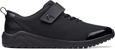 Aeon Pace Schwarz Textilturnschuhe Clarks Für Jugendliche