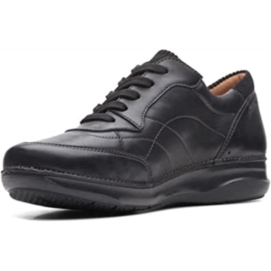 Appley Tie Lederschuhe Schwarz Clarks