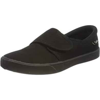 Schwarze Jungen-hopper-run-schuluniformschuhe Clarks
