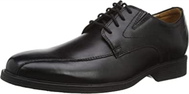Black Clarks Whiddon Pace Oxford Flat Für Herren