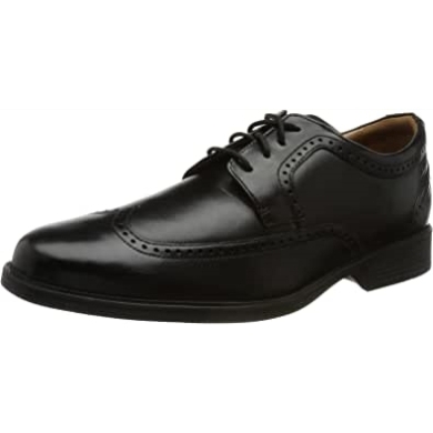 Black Clarks Whiddon Wing Oxford Herren