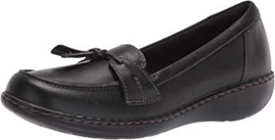 Black Clarks Ashland Bubble Loafer Für Damen