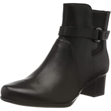 Black Clarks Un Damson Mid Ankle Boots Für Damen