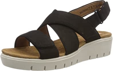 Black Clarks Un Karely Dew Riemensandalen Für Damen