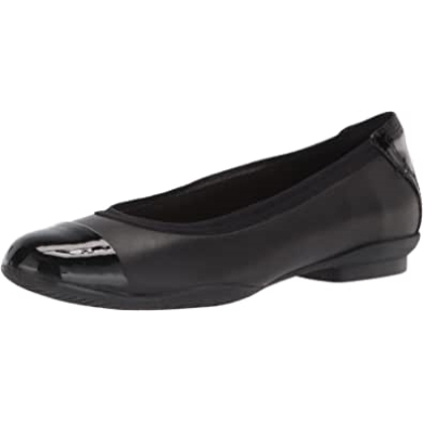 Schwarze Kombi Clarks Sara Orchid Ballerinas Für Damen