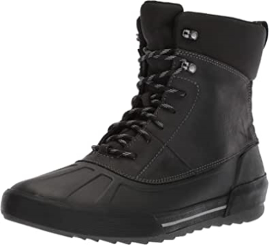 Schwarzes Leder Clarks Herren-stiefelette Mit Bowman-spitze Aus Schwarzem Leder
