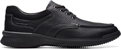 Schwarzes Leder Von Clarks Donaway Edge Oxford Für Herren