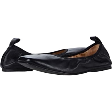 Schwarzes Leder Clarks Pure Ballet Hellblaues Leder