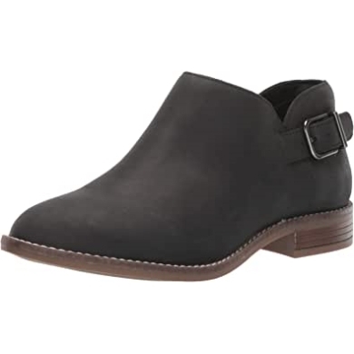 Schwarze Camzmaple-stiefelette Von Clarks Aus Schwarzem Leder Für Damen