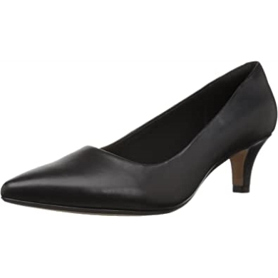 Linvale Jerica-pumps Von Clarks Aus Schwarzem Leder Für Damen
