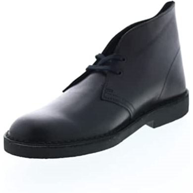 Wüstenstiefel Aus Schwarzem Leder 2 Clarks