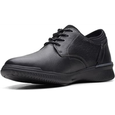 Donaway Plaoxford Clarks Aus Schwarzem Leder Für Herren