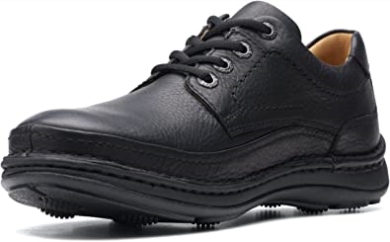 Schwarzes Leder Herren Natur Drei Derbys Clarks