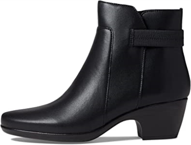 Emily Holly Ankle Boots Aus Schwarzem Leder Für Damen Clarks