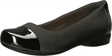 Black Multi Clarks Kinzie Time Flat Für Damen