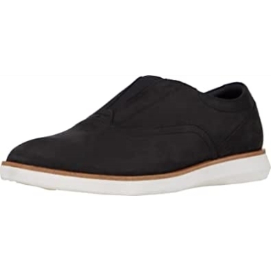 Schwarzer Nubuk Clarks Banwell Free Sneaker Für Herren