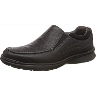 Schwarzer öliger Lea Clarks Cotrell Free Loafer Für Herren