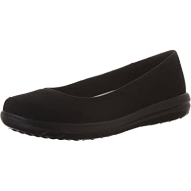 Schwarze Perforierte Schwarze Laufsohle Damen Jocolmyla Flat Clarks