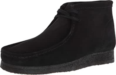 Wallabee-stiefel Aus Schwarzem Wildleder Für Herren Chukka Clarks