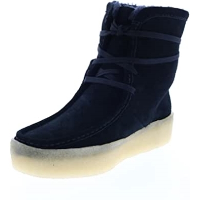Wallabee Cup Aus Schwarzem Wildleder Hallo Clarks Aus Schwarzem Wildleder