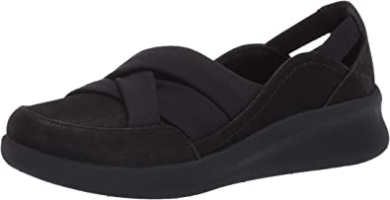 Schwarzer Clarks Sillian 20 Star Loafer Für Damen Aus Synthetik