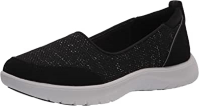 Adella Blush Damensneaker Aus Schwarzem Textil Clarks