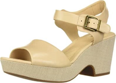 Damen Maritsa Janna Keilsandale Aus Errötetem Leder Clarks