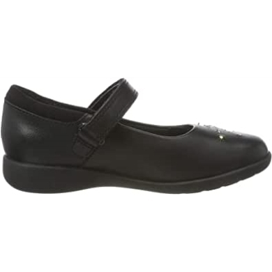 Jungen Mädchen – Etch Spark T Ballerinas Clarks Black