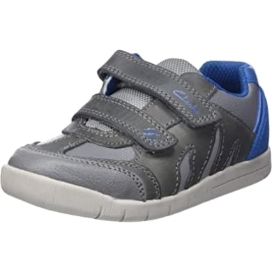 Turnschuhe Rex Play K Für Jungen Grau Blau Clarks
