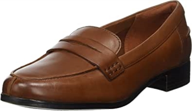 Brauner Leder Clarks Hamble Loafer Für Damen