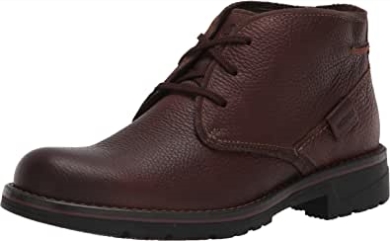 Brauner, Gewalkter Leder Clarks Herren Morris Peak Wasserdichter Chukka-stiefel