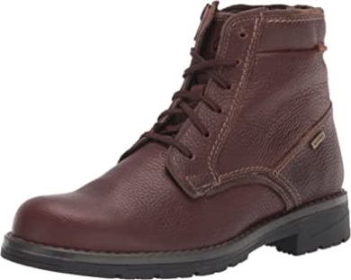 Braune Getrommelte Morris Hohe Wasserdichte Herrenstiefelette Clarks