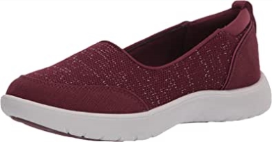 Bordeaux Textil Clarks Adella Blush Damensneaker