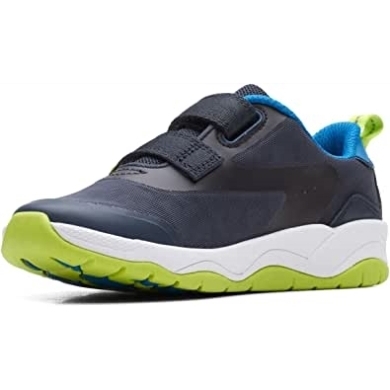 C Lowder Race Kid Textilsneaker Blue Clarks