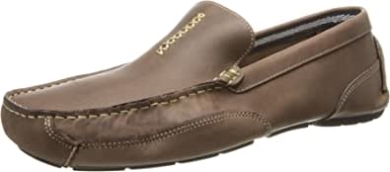 Schokoladenbrauner, Geölter Herren-loafer Clarks Für Die Jagd