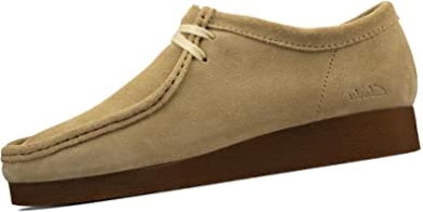 Clarks Beige Wallabee 2 Herren Schnürschuhe Wildleder Halbschuhe Plasize