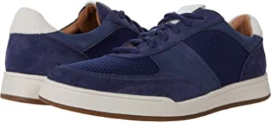 Clarks Bizby Lace Dunkelblau Wildleder Kombi