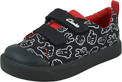 Clarks Black Boys Disney Collection Freizeitschuhe City Handschuh T