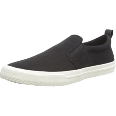 Clarks Roxby Step-pantoletten Aus Schwarzem Canvas Für Herren