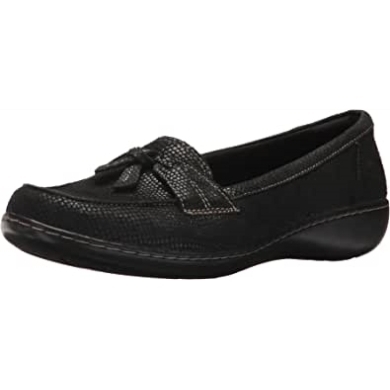 Clarks Black Interest Ashland Bubble Loafer Für Damen