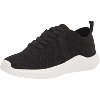Clarks Nova Glint Sneaker Aus Schwarzem Strick Für Damen