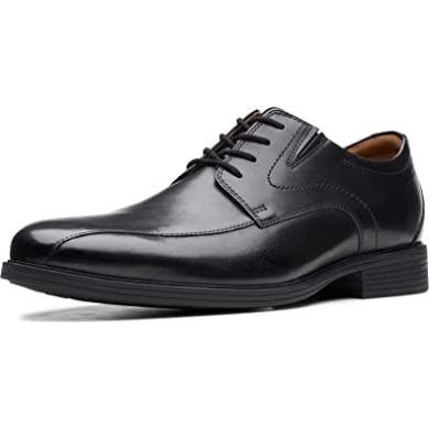 Clarks Whiddon Pace Oxford Aus Schwarzem Leder Für Herren