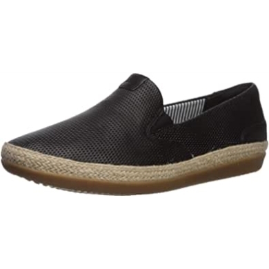 Clarks Danelly Iris Loafer Flat Aus Schwarzem Leder Für Damen