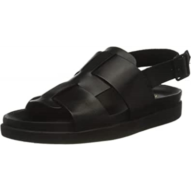 Clarks Schwarze Sandale Mit Riemen Für Herren