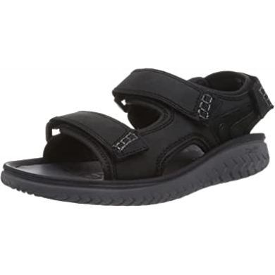 Clarks Schwarze Wesley Bay Sandale Für Herren