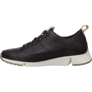 Clarks Tri-spark-sneaker Aus Schwarzem Nubukleder Für Damen