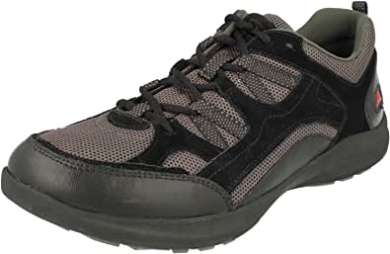 Clarks Black Wave Vista Wildlederschuhe Schwarz