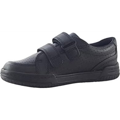 Clarks Boy's Fawn Strap K Sneaker Schwarz