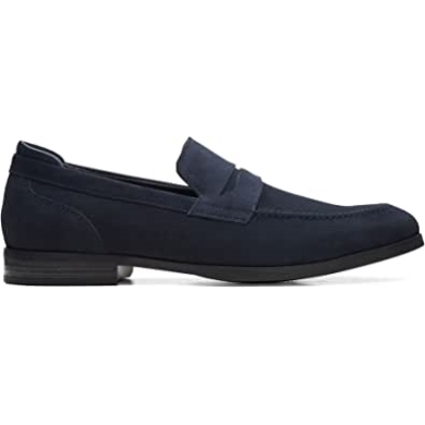 Clarks Bradish Ease Wildlederschuhe Navy