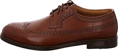 Clarks Brauner Derby-schnürschuh Für Herren Mit Wingtip-brogue-schuhen Coling Limit